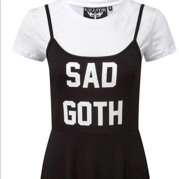 RARE! Killstar Sad Goth 90’s style dress BNWT. - Picture 3 of 3